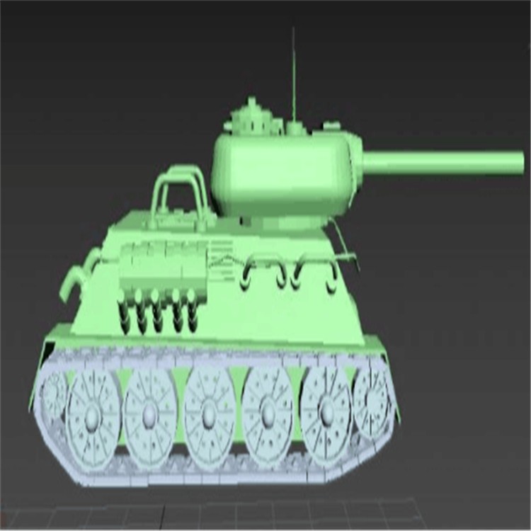 三元充气军用坦克模型